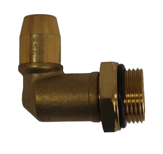 Соединитель Г-обр. M16x1.5-D06x1 TRF латунь TRF-тип ЛИТОЙ (в уп. 10шт)
