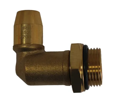 Соединитель Г-обр. M12x1.5-D06x1 TRF латунь TRF-тип ЛИТОЙ (в уп. 10шт)