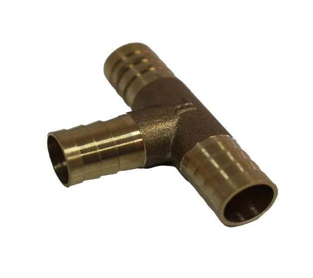 Соединитель Т-обр. D08-D08-D08 TRF латунь Тип-ЁРШ (в уп. 10шт)